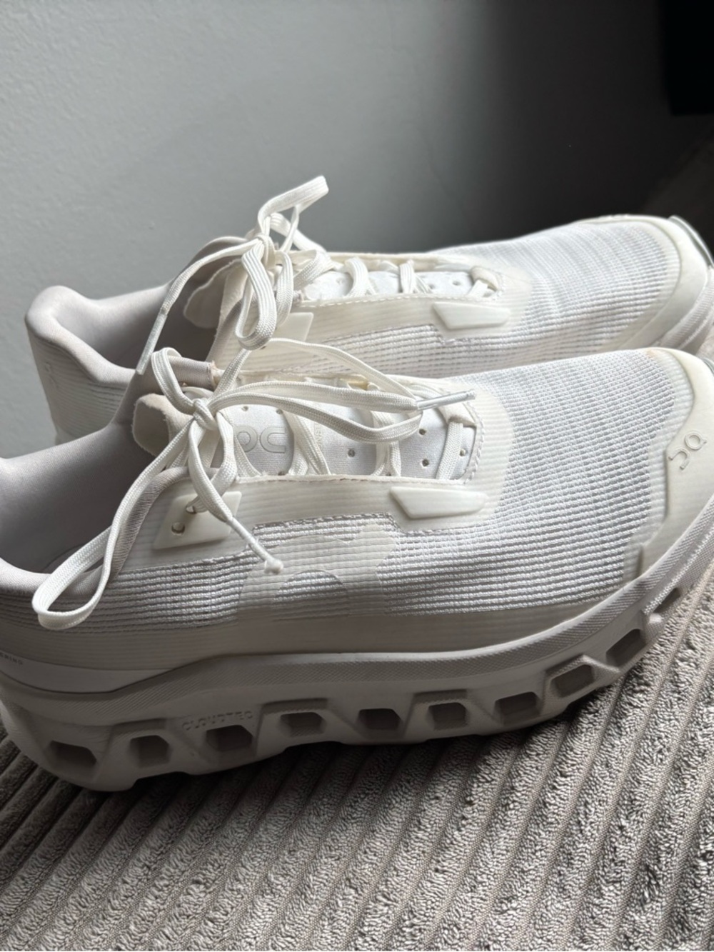 On Running Cloudmonster Sneakers in White - Picture 2 of 6